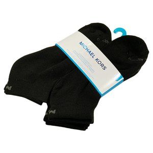 NWT 6-PAIRS PACK MICHAEL KORS MSRP $26.99 MEN'S QUARTER CUT SOCKS SIZES 7-12